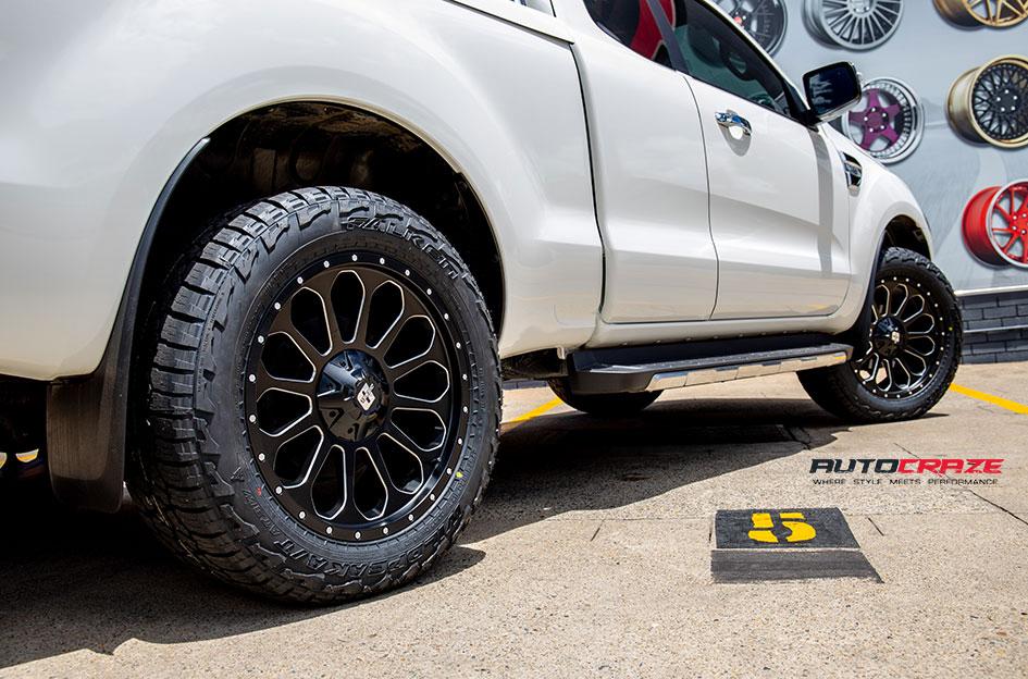 FORD RANGER NEVADA MATTE BLACK MILLED